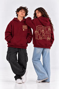 PAC-Man Hoodie In Burgundy