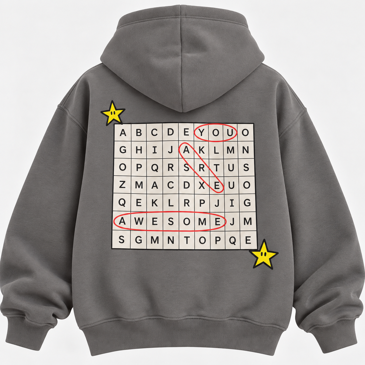 You Are Awesome Hoodie In Grey