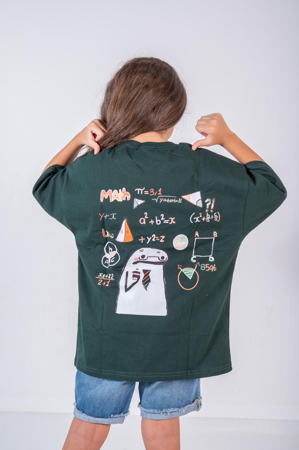 Equations  T-shirt In Olive Green