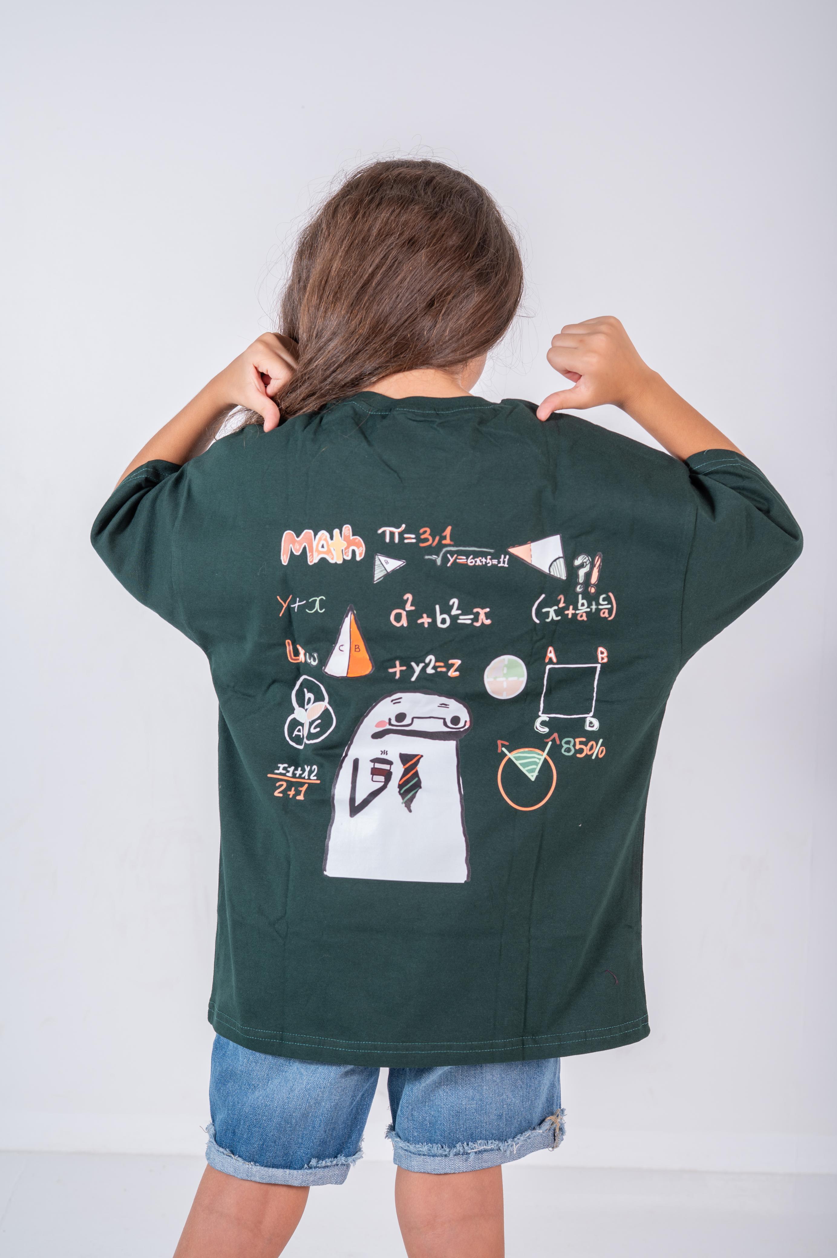 Equations  T-shirt In Olive Green