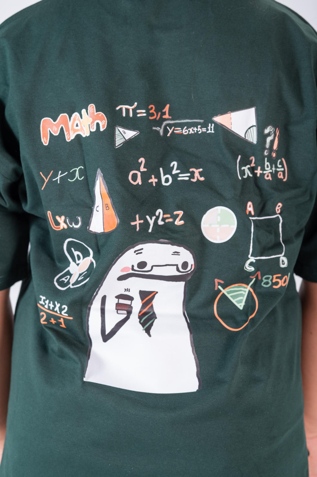 Equations  T-shirt In Olive Green
