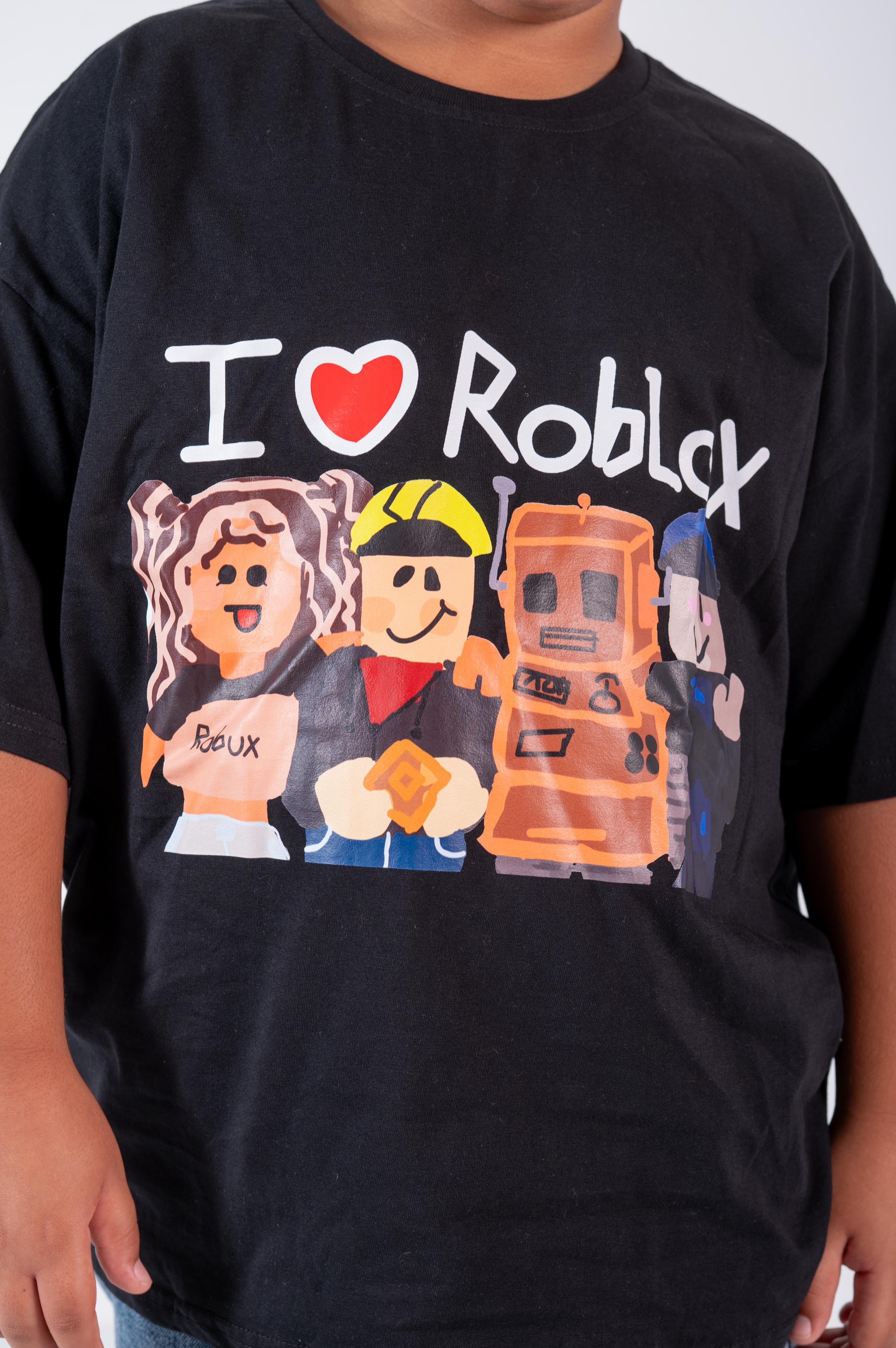Roblox  T-shirt In Black